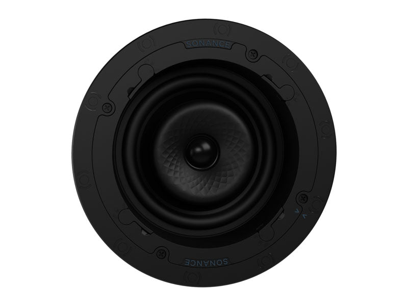 Sonance VX64R 6" Round in-ceiling Speaker with Micro Trim Grille (Sold as Pair)