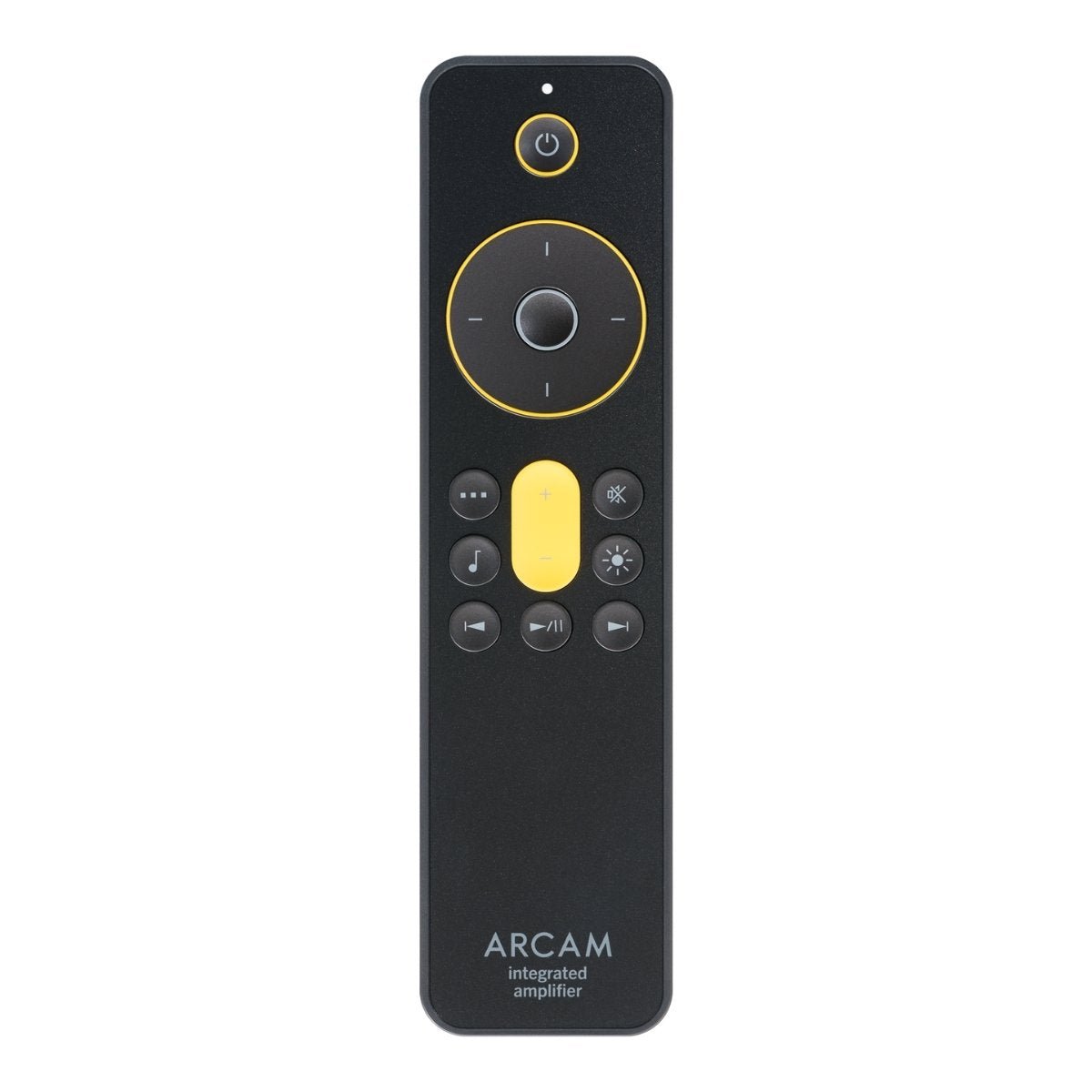 front view of arcam amp remote controller