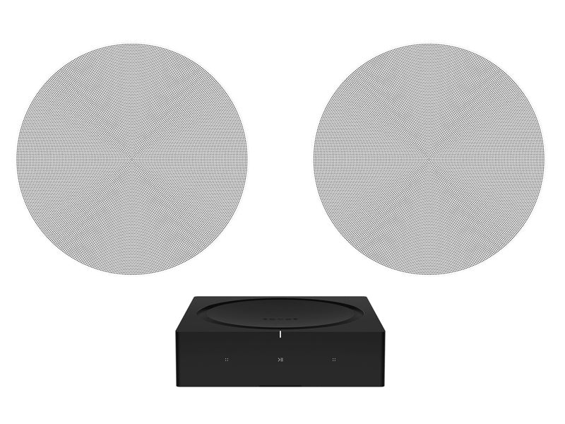 Sonos In-Ceiling Speaker Set with Sonos AMP