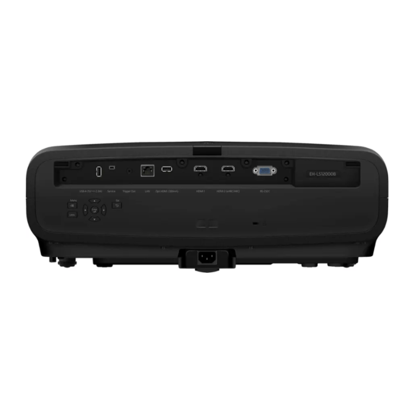 black epson projector ls12000 back view