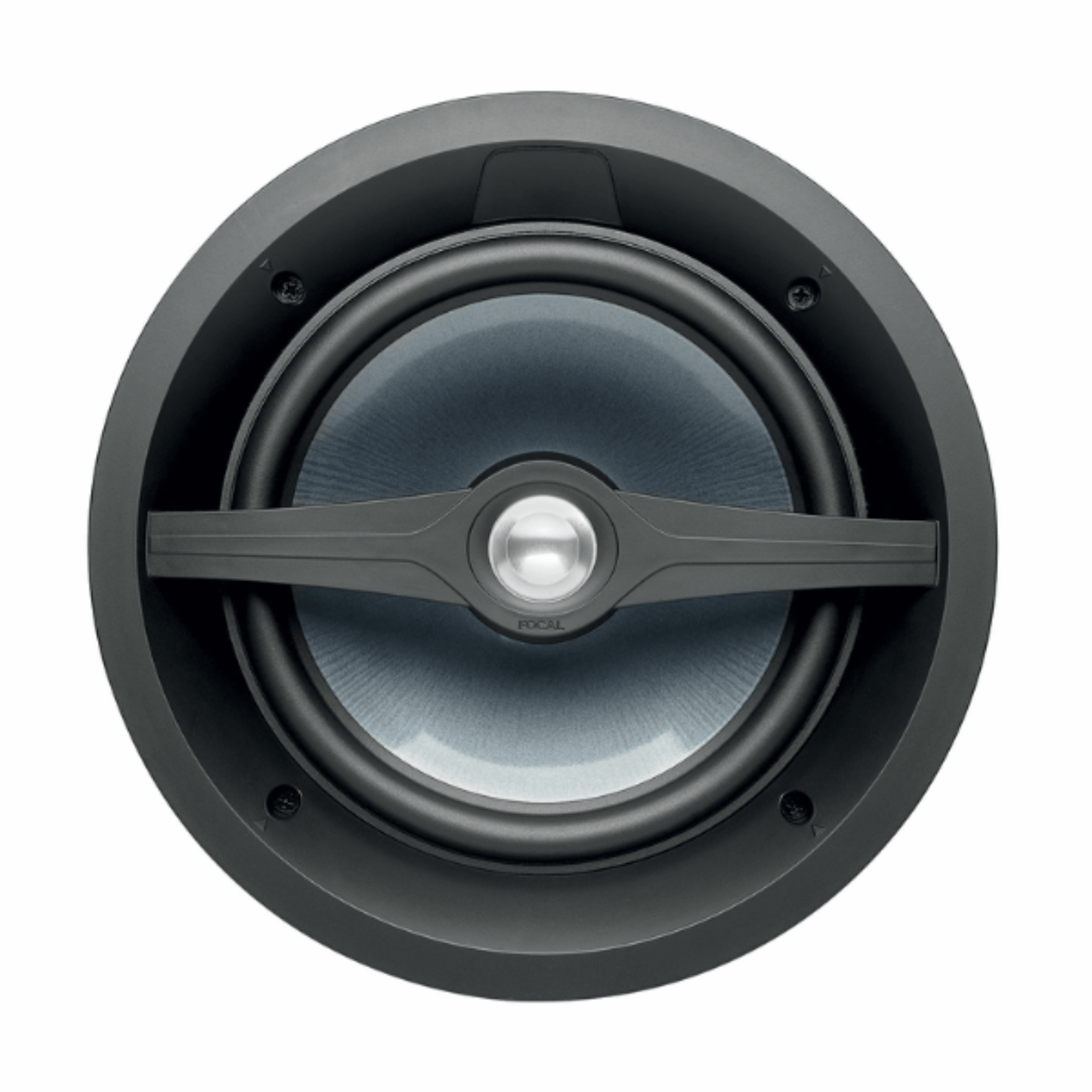 round focal outdoor speaker in black color