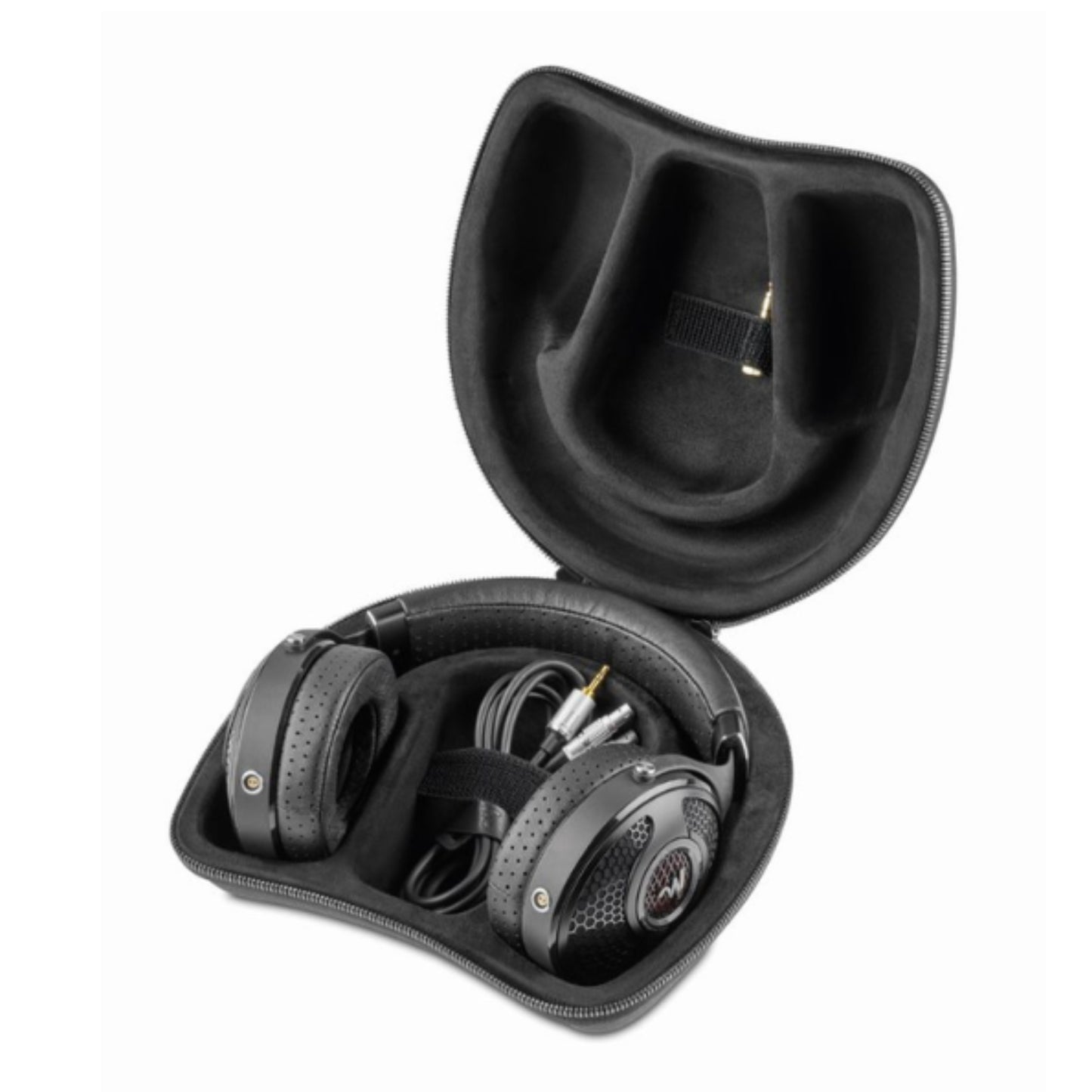 focal utopia 2022 headphones with cables in a case