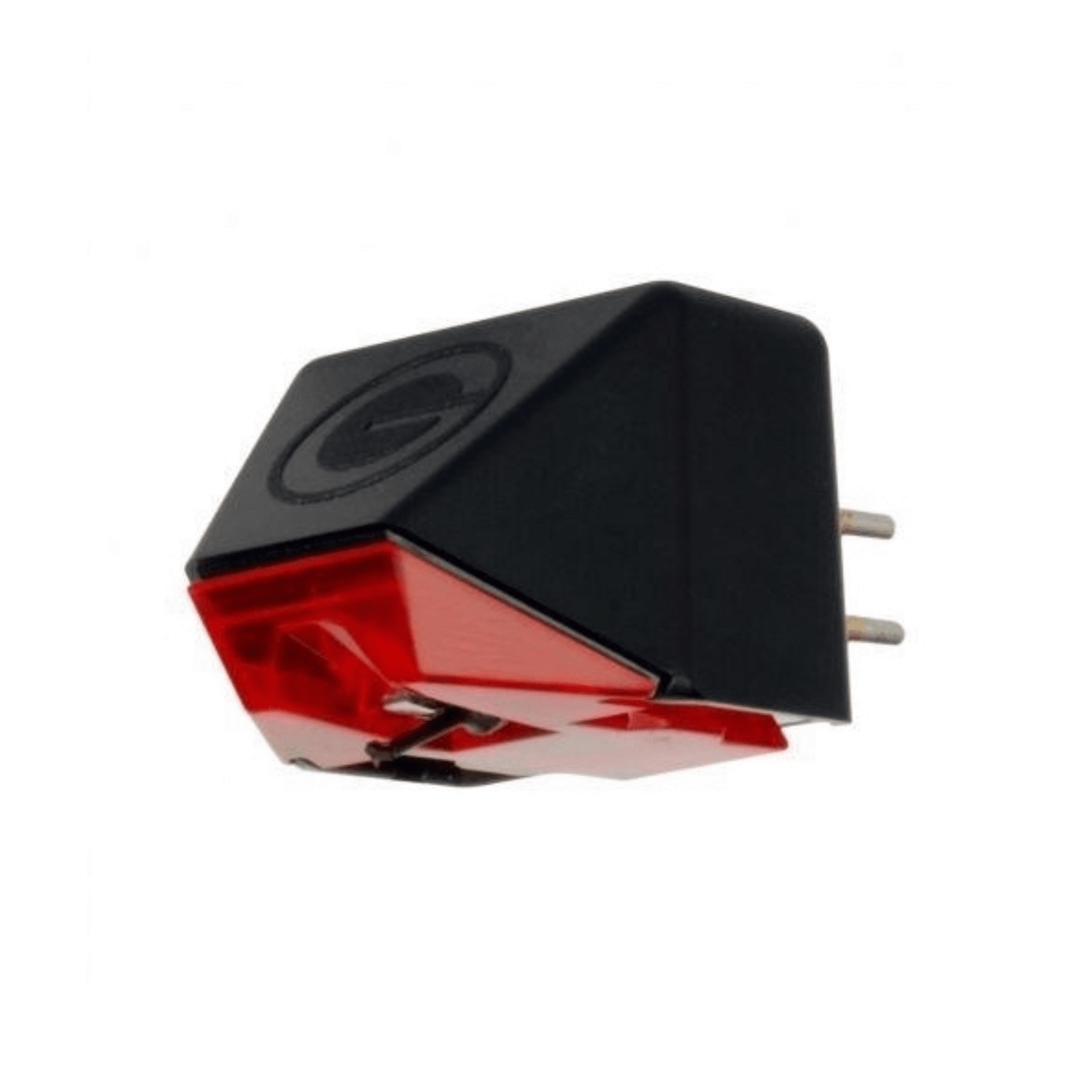 goldring e1 moving magnet cartridge in red and black color