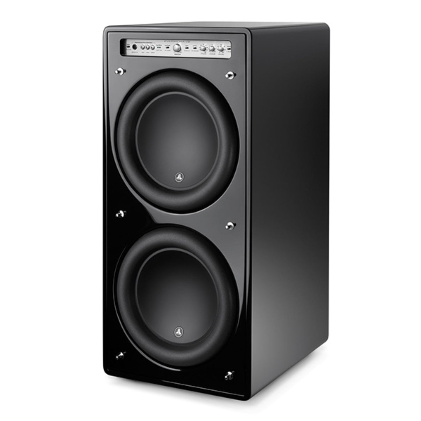 jl audio fathom f212 powered subwoofer in black
