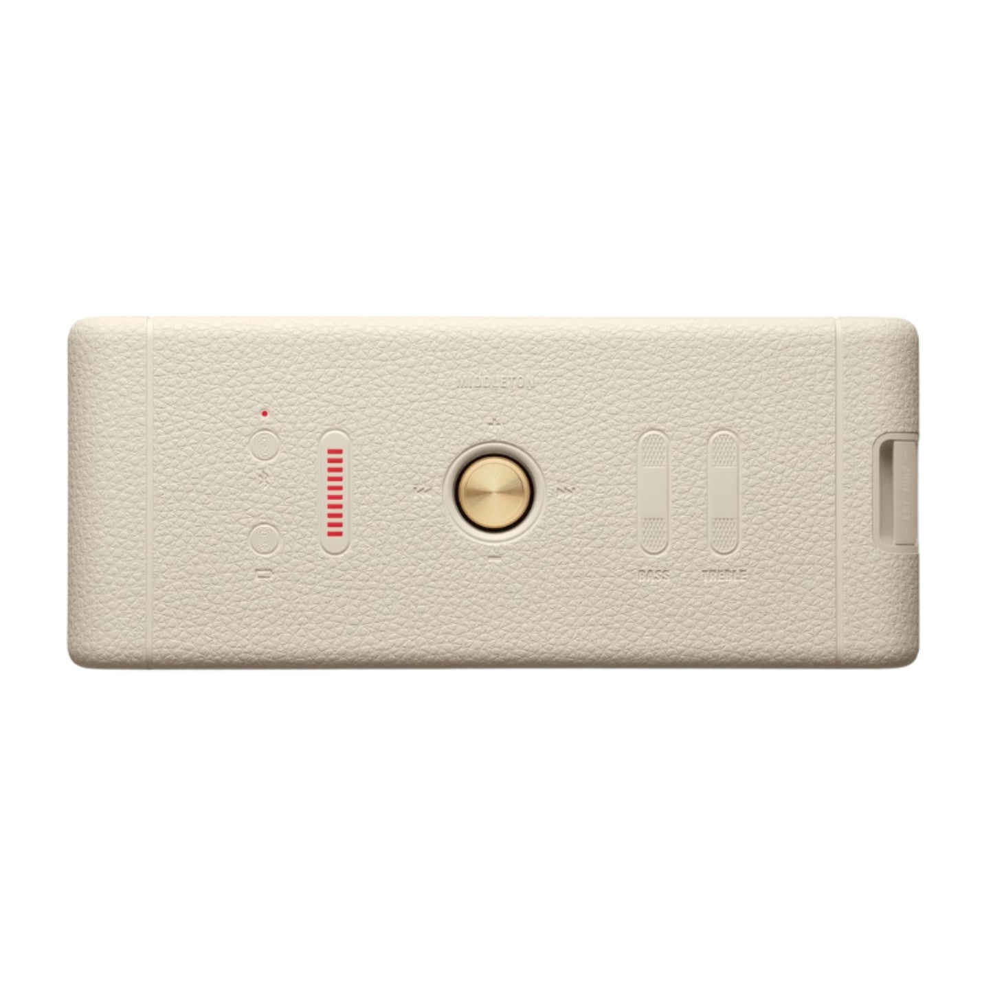 top panel of cream color marshall middleton speaker