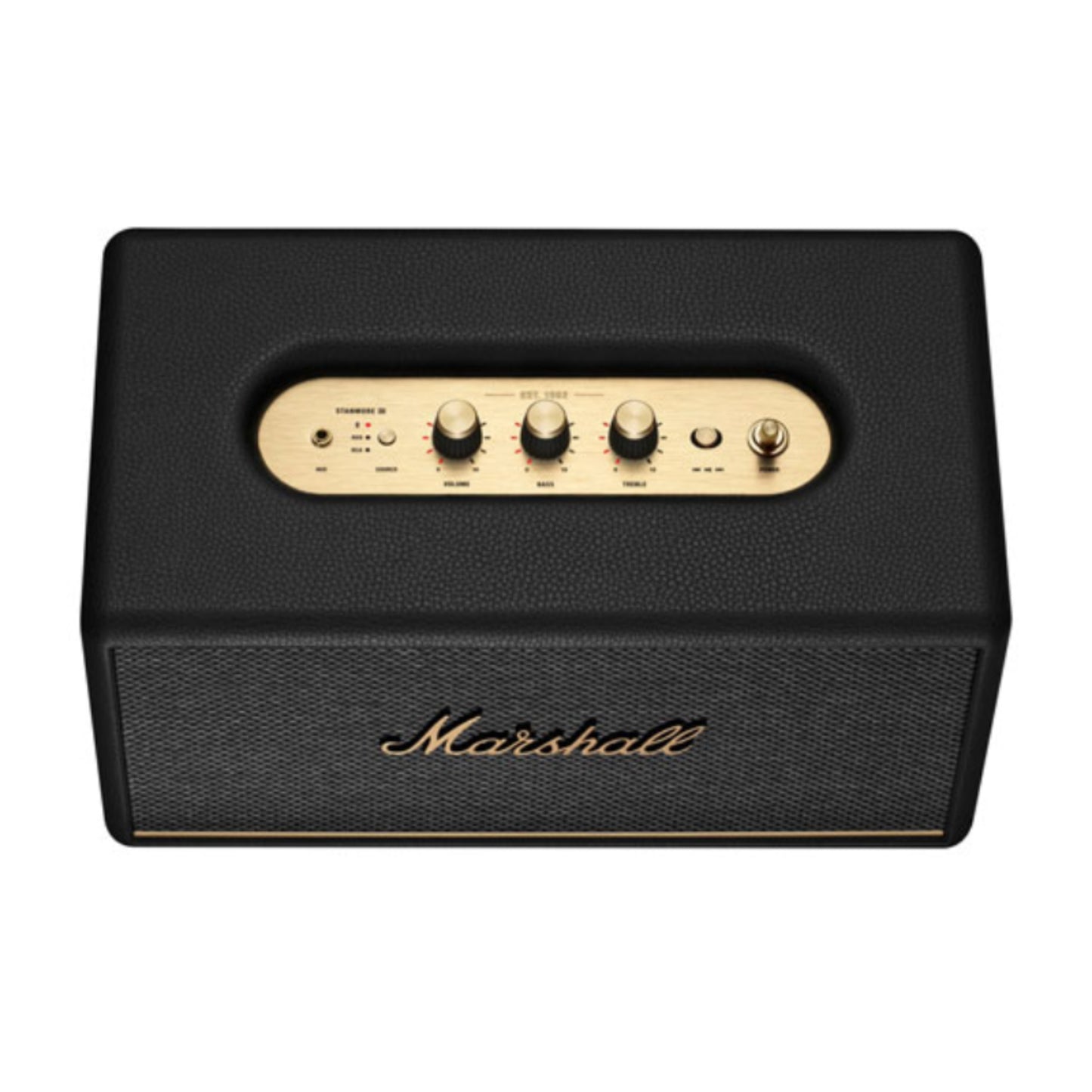 top panel of marshall stanmore 3 speaker