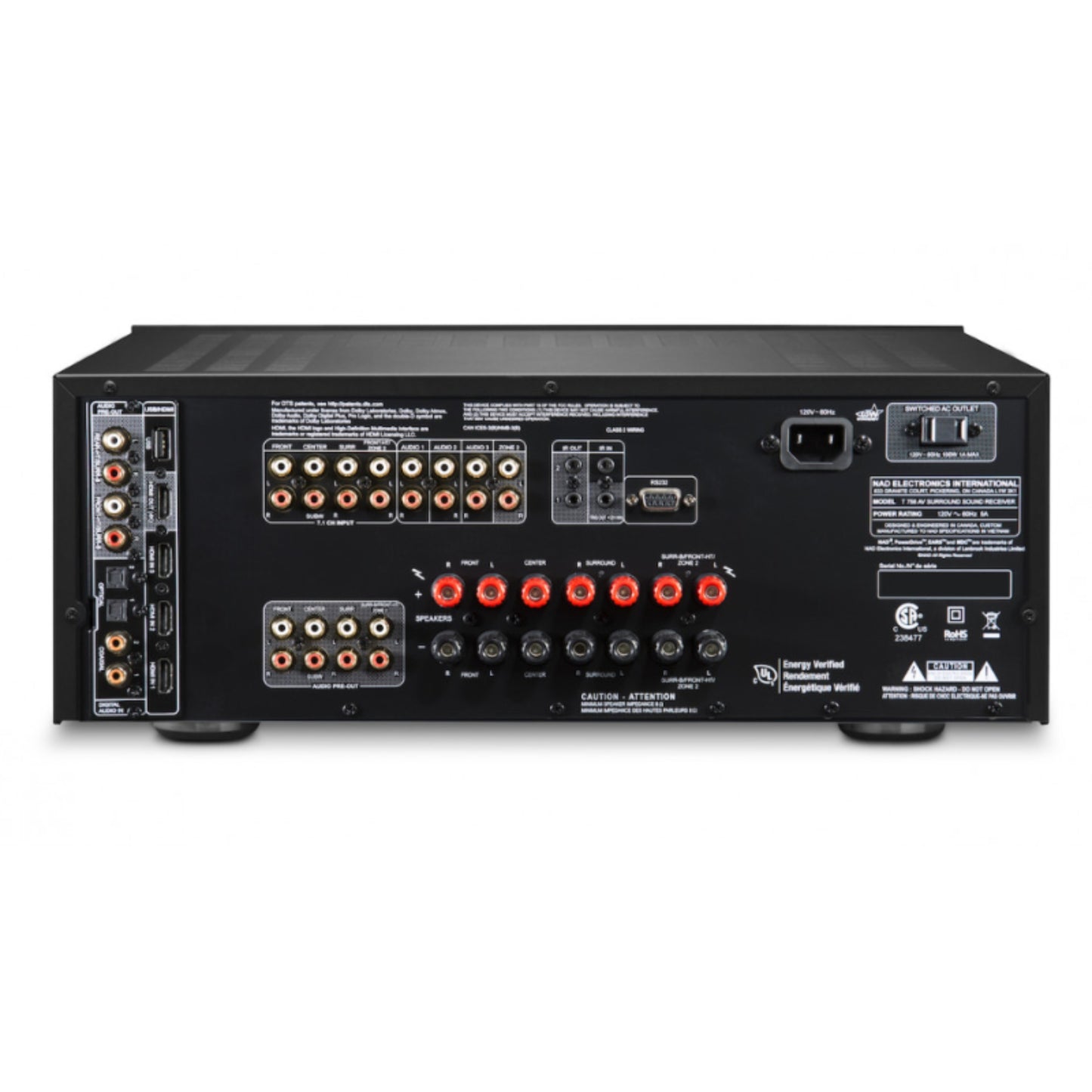 NAD T 758 V3i A/V Surround Sound Receiver