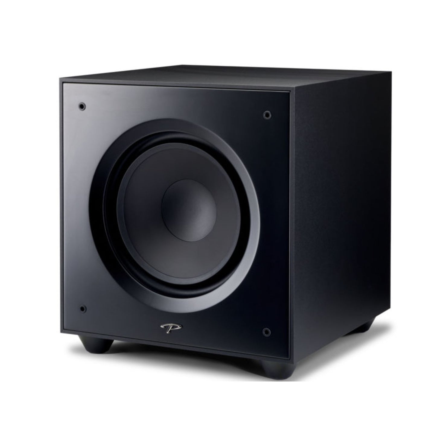paradigm defiance x10 subwoofer front view in black color