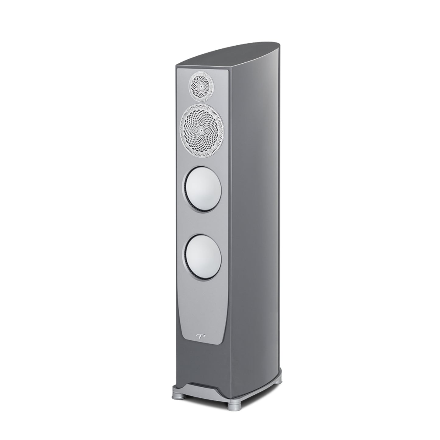 Paradigm audio equipment on a white background