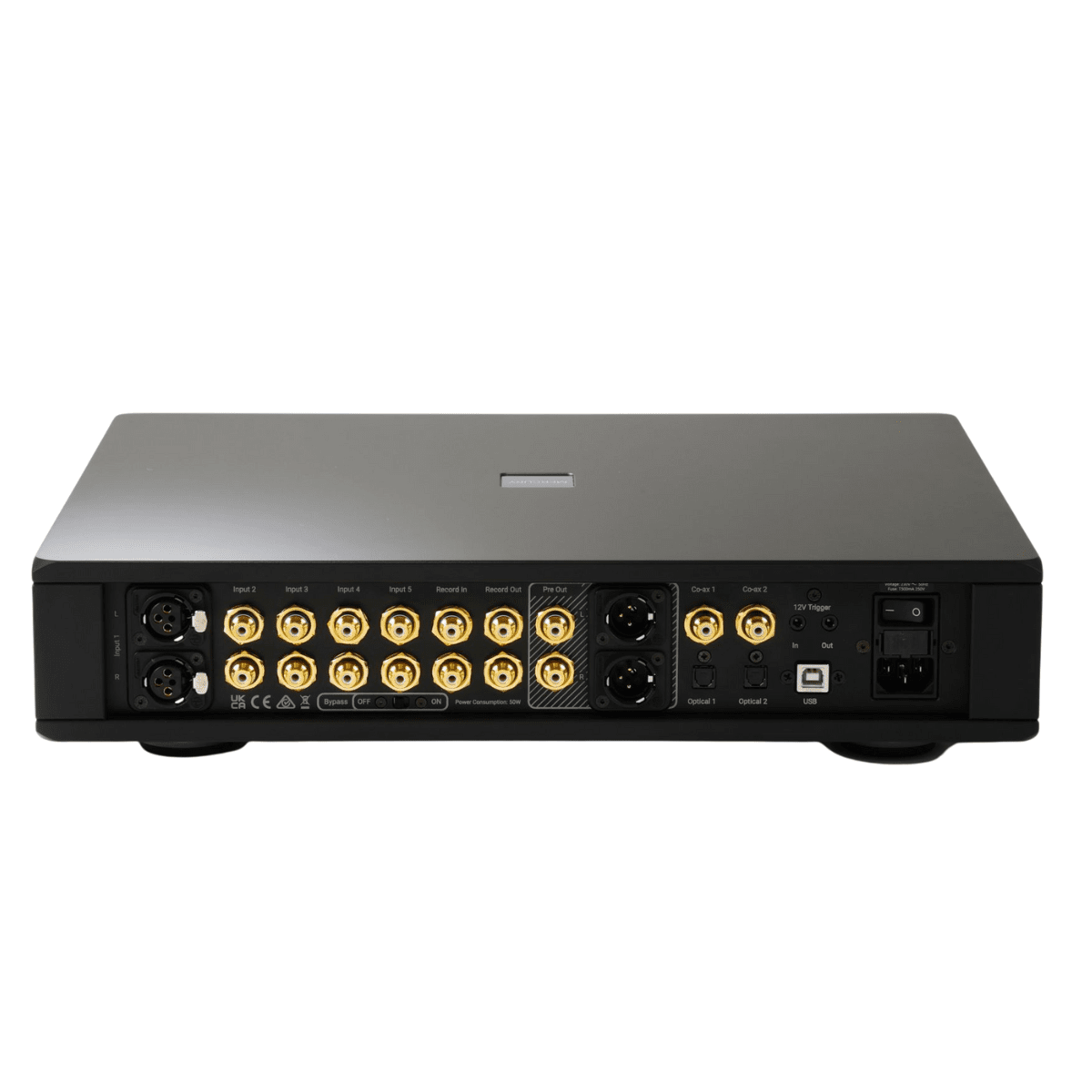 back panel of rega mercury preamp