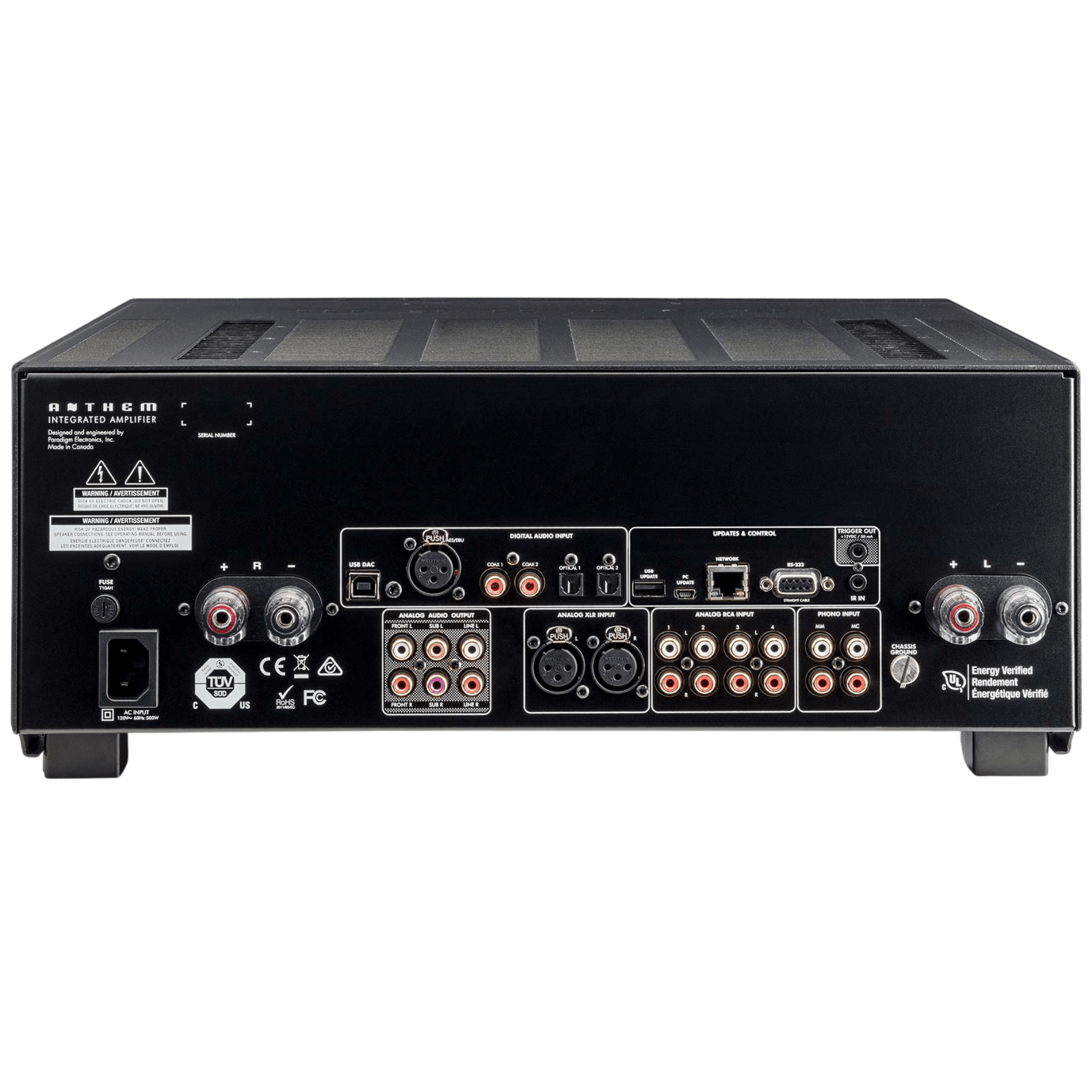 Black Anthem_str_integrated_Amplifier back view