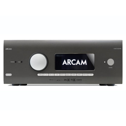 Gray Arcam AVR5 Class AB AV Receiver front view