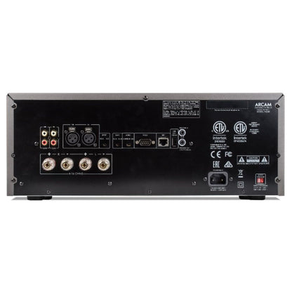 Gray Arcam PA240 Class G Power Amplifier back view