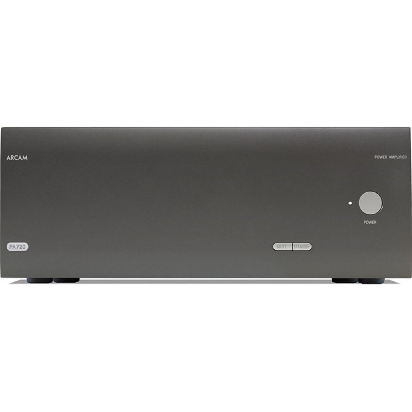 Black Arcam PA720 Class G Power Amplifier front view