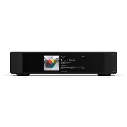 Black Arcam ST25 Ultra High Resolution Streamer front view