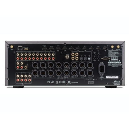 Gray Arcam_av41_hdmi_2.1_av_Processor back view
