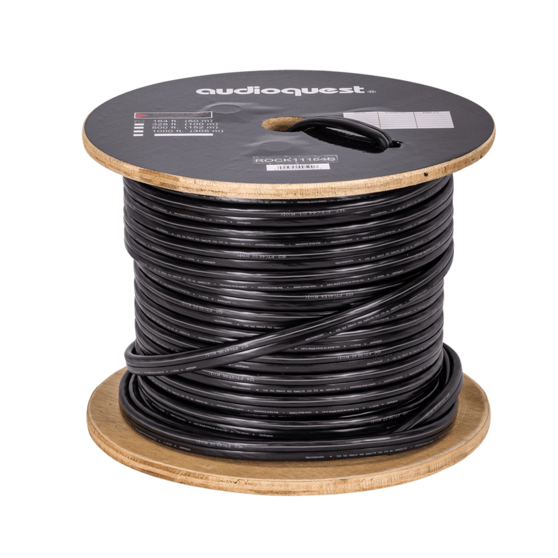 Black Audioquest ROCKET 22 Speaker Wire - 100M