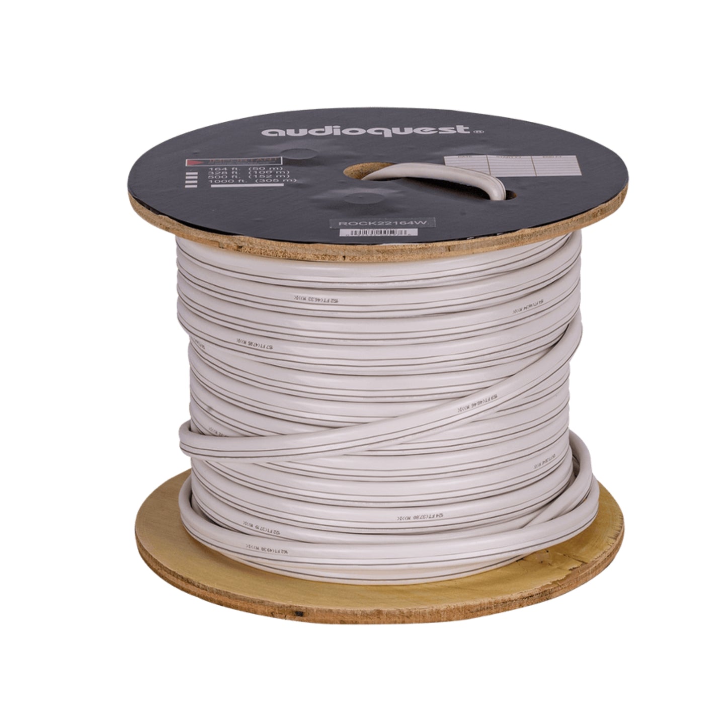 White Audioquest ROCKET 22 Speaker Wire - 100M