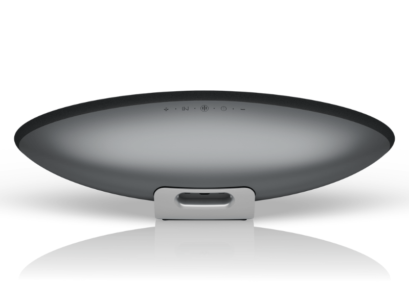 Black frying pan on a white background