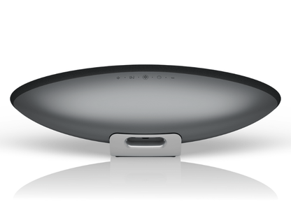 Black frying pan on a white background