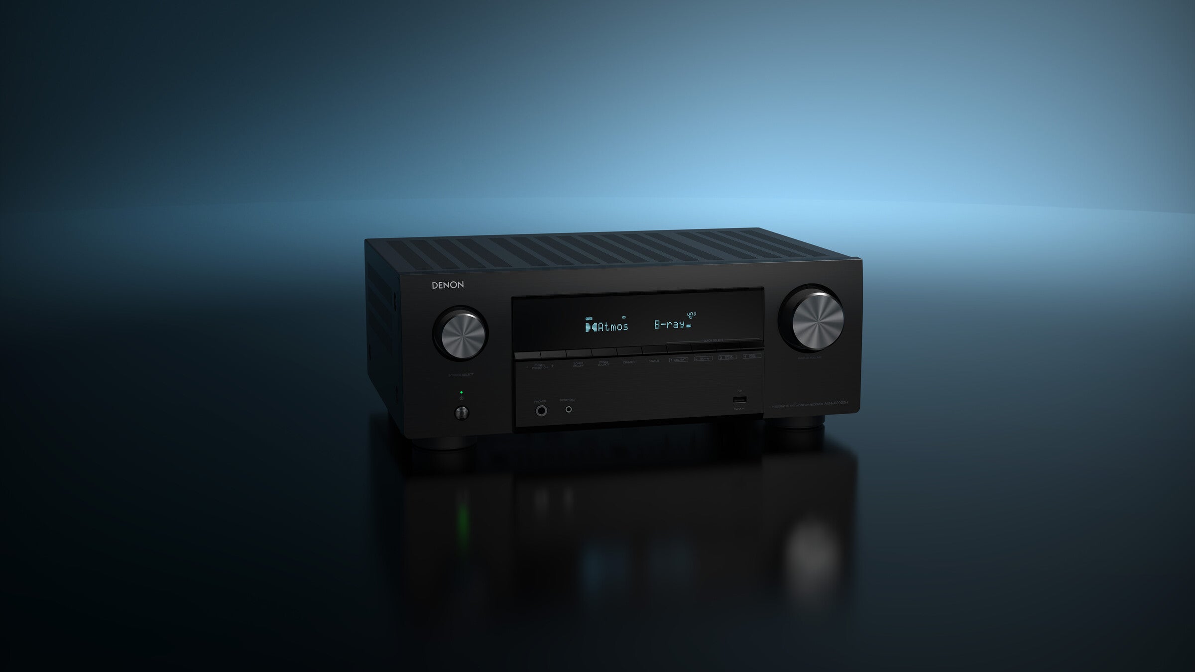 Load video: Denon AVR-X2900H AV receiver product overview video