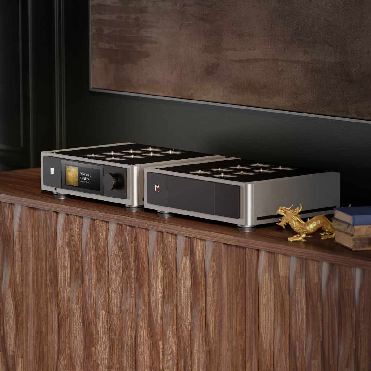 nad m33 v2 streaming amp with another unit lifestyle image