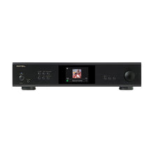 front view of rotel s14 integrated amp in black color