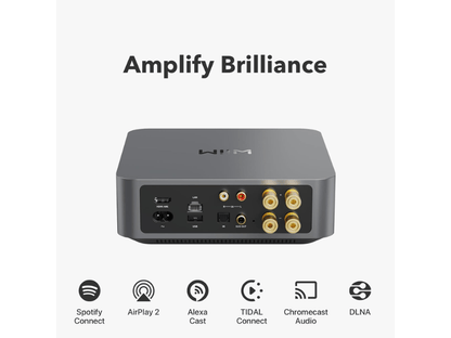 Wiim Amp Multi-Room Streaming Amplifier - Space Grey