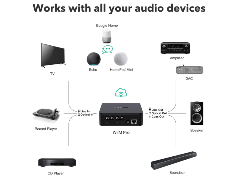 Wiim Pro Hi-Res Audio Streamer