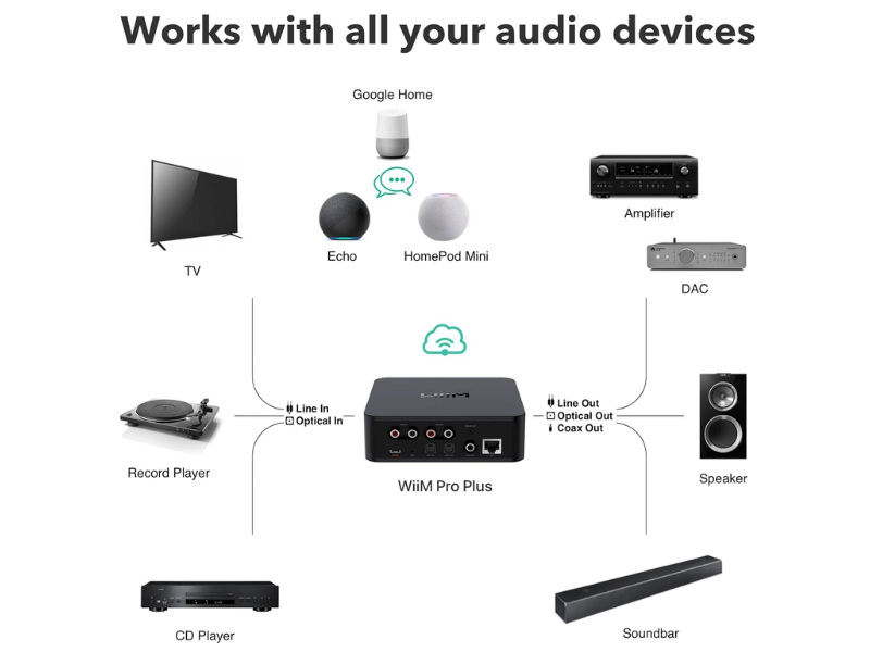 Wiim Pro Plus Hi-Res Audio Streamer