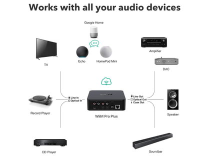 Wiim Pro Plus Hi-Res Audio Streamer