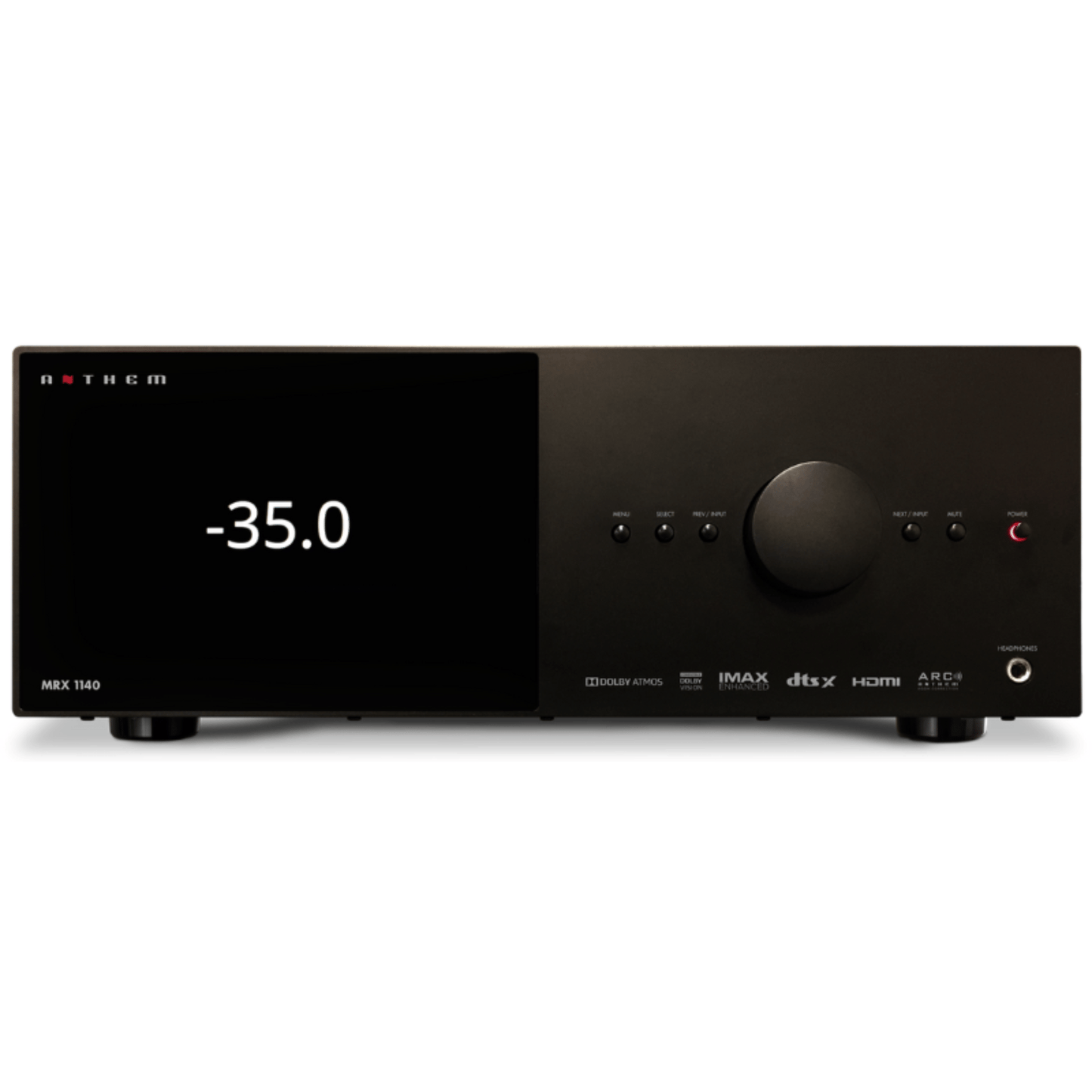 Black Anthem MRX 1140 8K AV Receiver front view