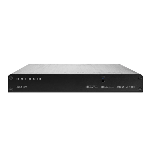 Black Anthem Mrx Slm receiver on white background