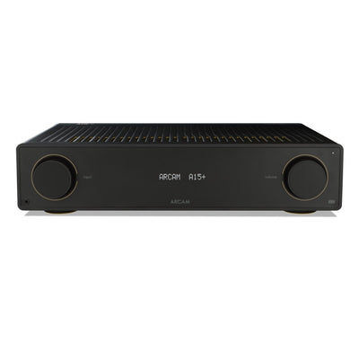 front view of arcam a15 plus amplifier