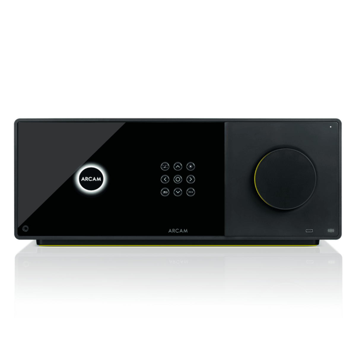 front panel of arcam ava25 av amplifier