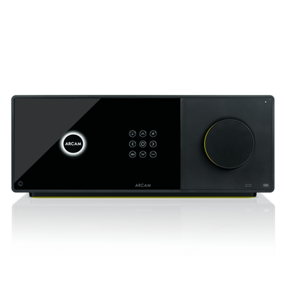 front panel of arcam ava25 av amplifier