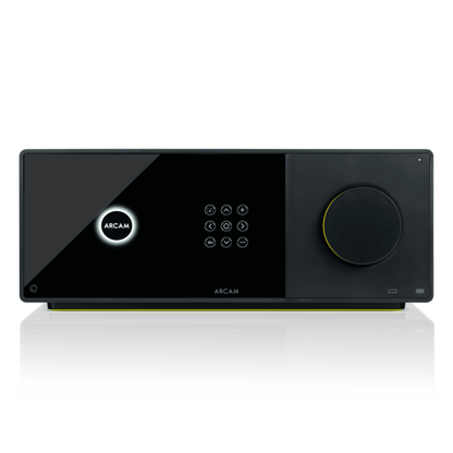 front panel of arcam ava35 av amplifier