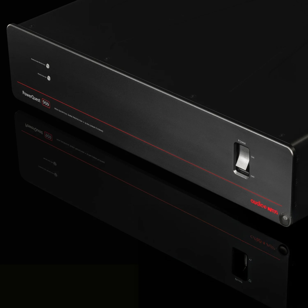 AudioQuest PowerQuest 909 power conditioner front angled view