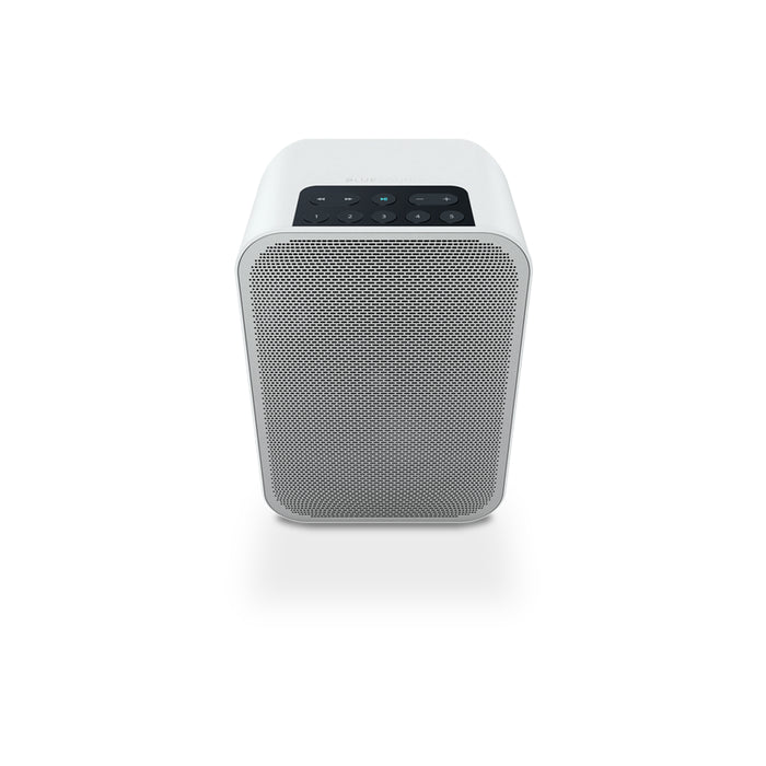 White air purifier on a white background