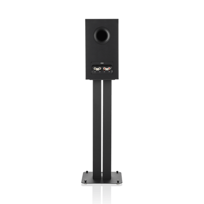 Black speaker on a white background