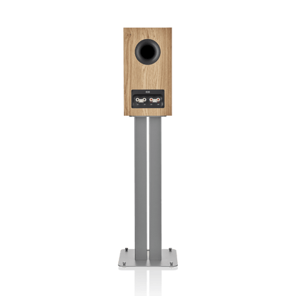 Wooden speaker on a white background