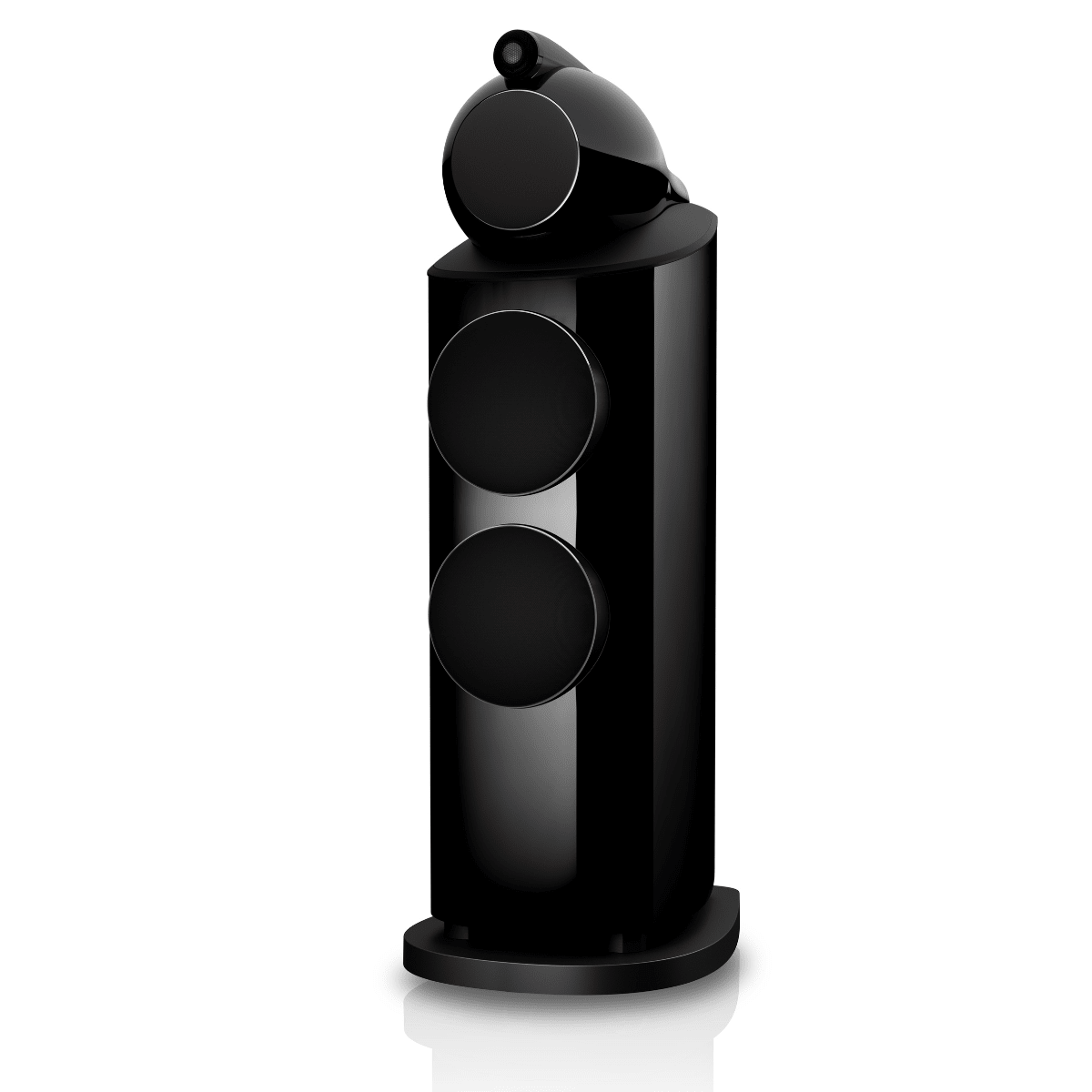 black bowers wilkins 802 d5 speaker with grille