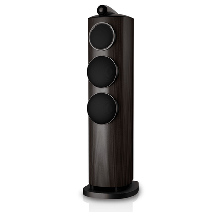 dark walnut Bowers Wilkins 804 D5 with grille