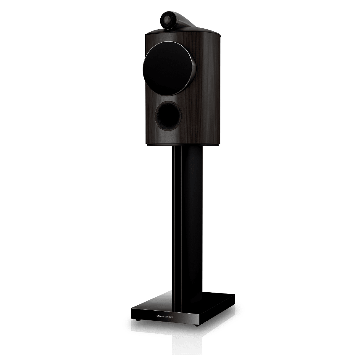 dark walnut bowers wilkins 805 d5 speaker with grille