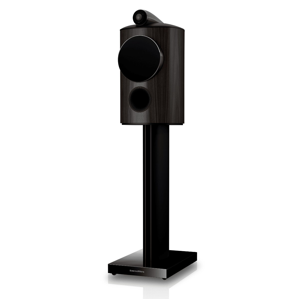 dark walnut bowers wilkins 805 d5 speaker with grille