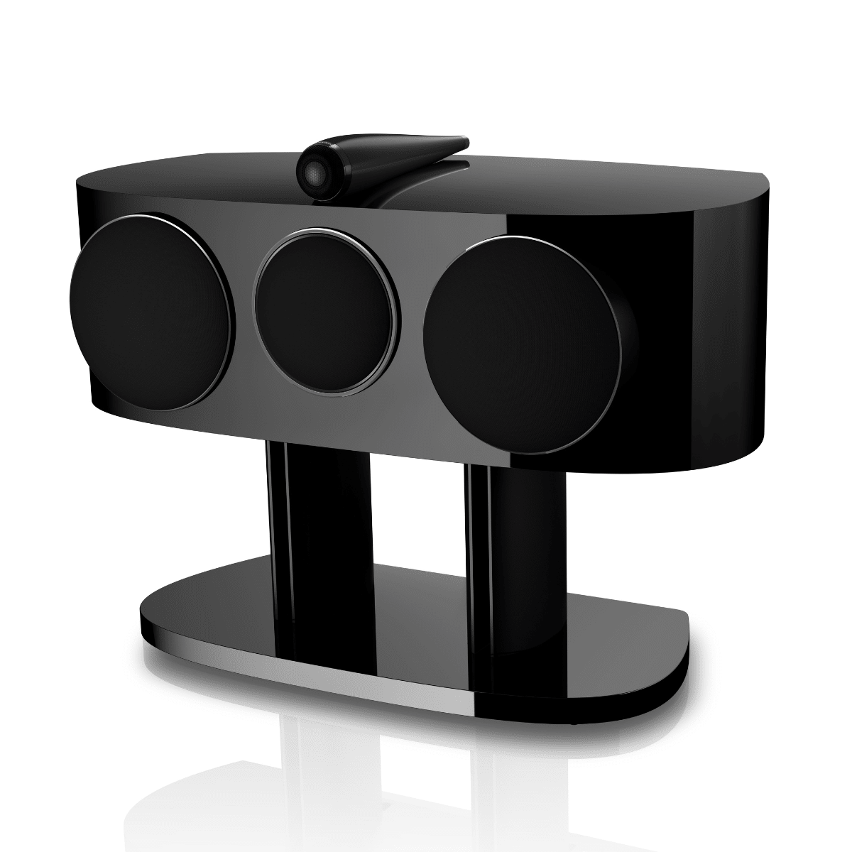 black bowers wilkins htm81 d5 center speaker with grille