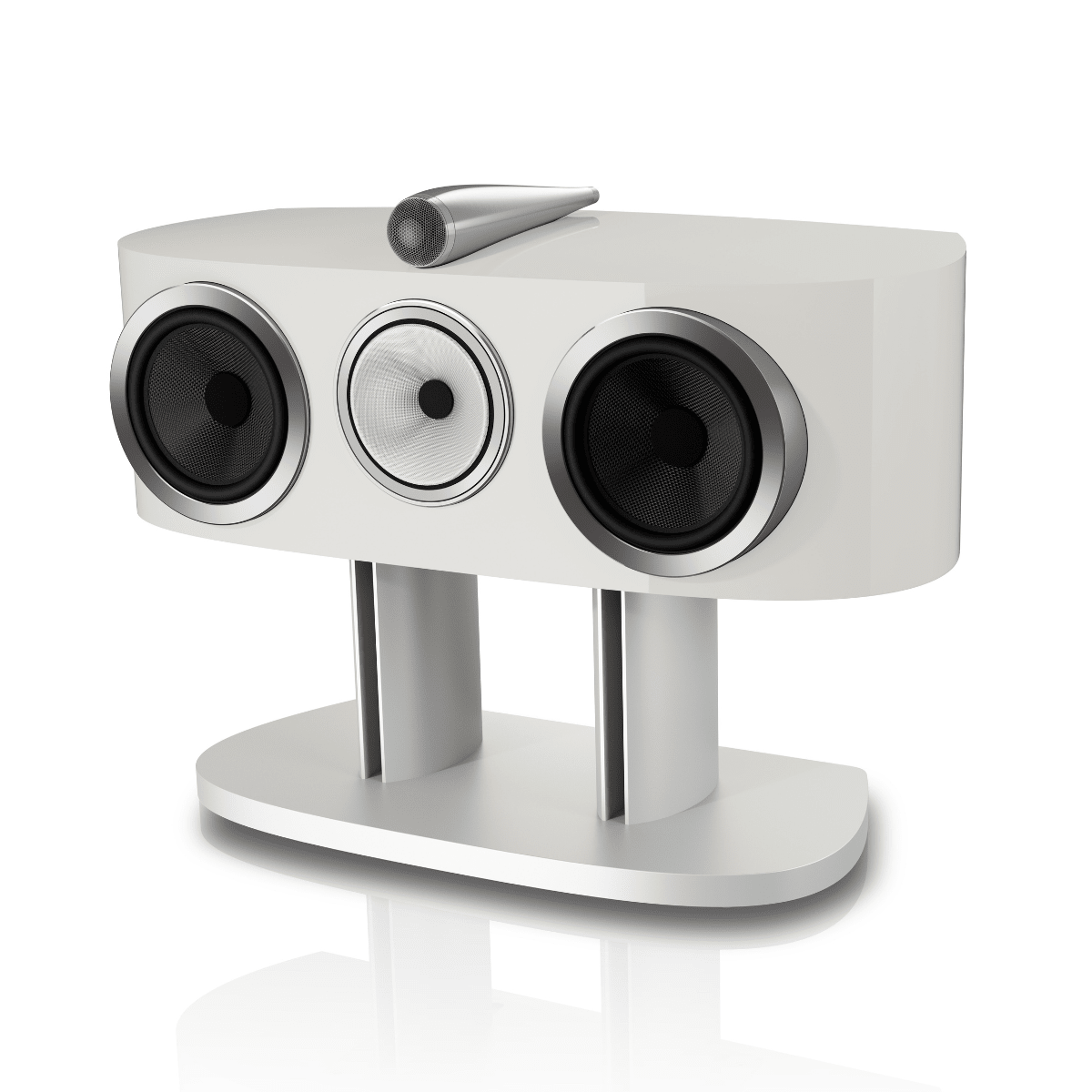 white bowers wilkins htm81 d5 center speaker