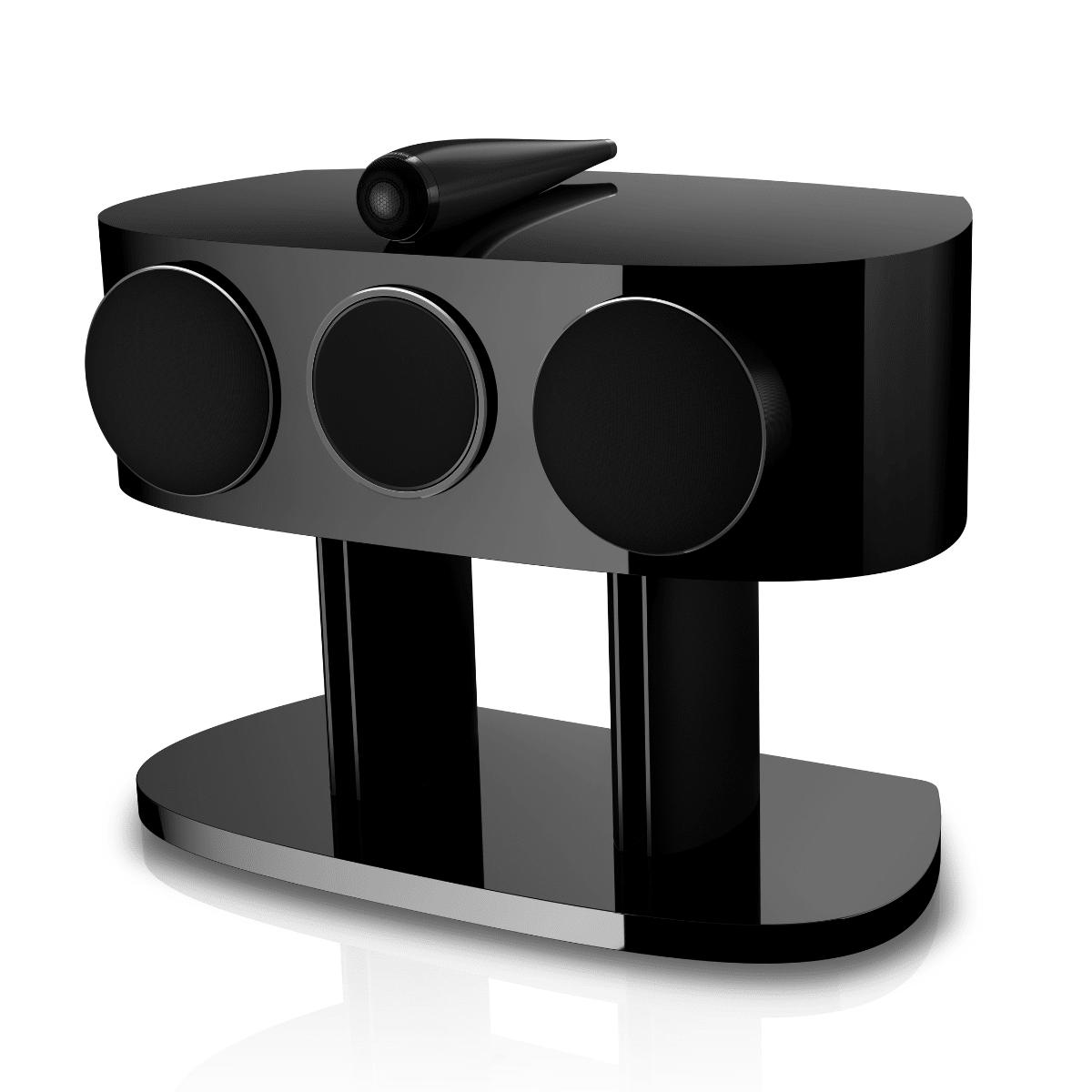 black bowers wilkins htm82 d5 center speaker with grille