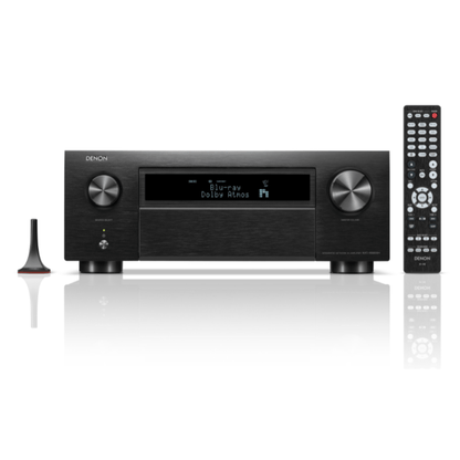 Denon AVRX6800H Receiver with Remote front view