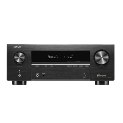 Denon AVR-X3800H Receiver in Black front view